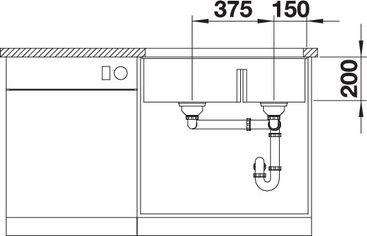 Lavaman Blanco Subline 430/270-U, 75.5 x 46 cm, i zi