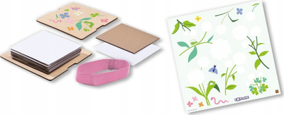 Set kreativ për shtyp lulesh Twenty Second Flower Press, për mikrovalë, shumëngjyrësh