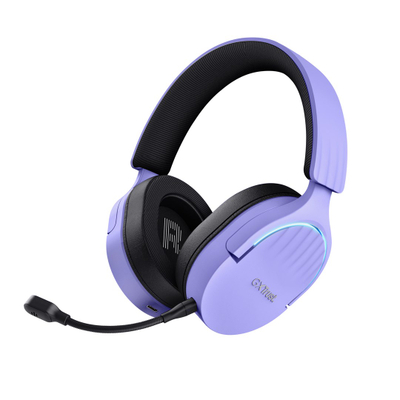 Гејминг слушалки Trust GXT491 Fayzo, безжични, over ear, виолетови