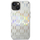 Futrollë telefoni Karl Lagerfeld për iPhone 14 6.1", me logo, ngjyrë argjendtë