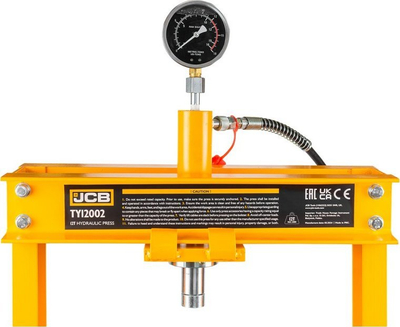 Shtypëse hidraulike dyshemeje JCB, 12 ton, me manometër