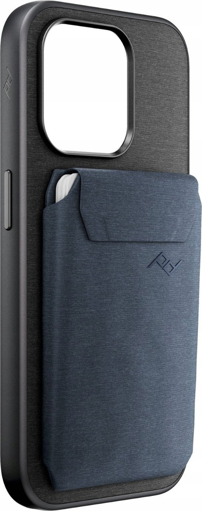 Portofol telefoni Peak Design Mobile Wallet Slim, MagSafe, për karta, blu e errët