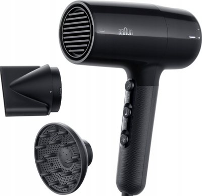 Tharëse flokësh Braun HD225E, 2200W, teknologji jonizuese, e bardhë