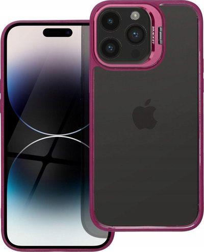 Mbulesë telefoni Bracket Case për iPhone 15, me mbajtëse, transparente, lejla e errët