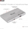 Stacion Thunderbolt 4 Club 3D CSV-1580, 3 porta Thunderbolt 4, USB A, gri