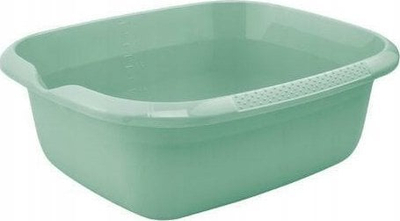 Enë drejtkëndore Keeeper Björk, 9L, plastikë me shkallë matëse, jeshile Nordic