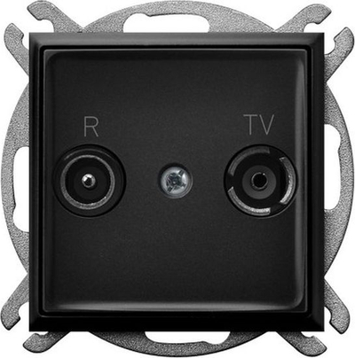 Prizë fundore antene RTV Ospel Aria për brenda, ngjyrë black metallic