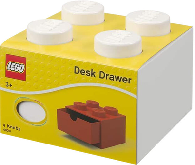 Kuti tavoline LEGO, me sirtar, e vogël (4), e bardhë