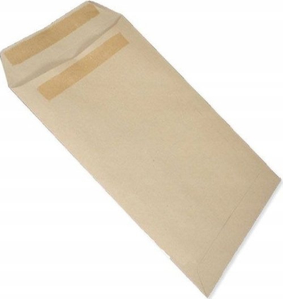 Zarfë NC Envelopes C4, me shirit vetëngjitës, palosje zgjeruese, kafe, 25 copë
