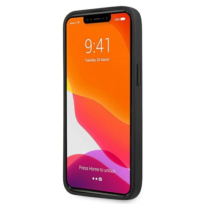 Mbulesë telefoni Karl Lagerfeld PU Saffiano Karl dhe Choupette, për iPhone 13 Pro, e zezë
