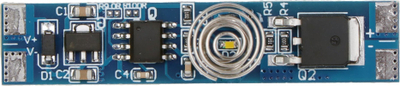 Çelës dimmer me prekje për shirita LED, 8A, IP20, i bardhë