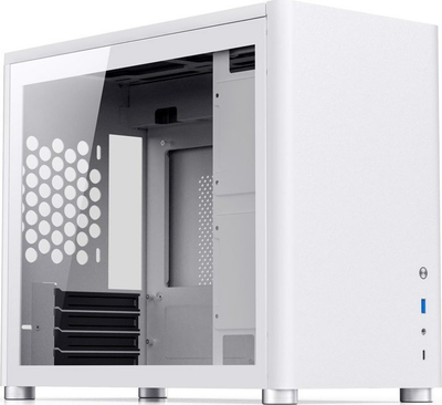 Kuti kompjutri Jonsbo D30 Mini Tower, Micro ATX, panel xhami, e bardhë
