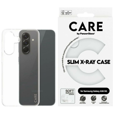 Kapak telefoni PanzerGlass CARE X-Ray për Samsung Galaxy A56 5G, transparent, kundër rënies