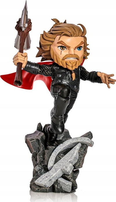 Figurë koleksioni Iron Studios Marvel Avengers Endgame Thor Mini Co, PVC, 21 cm, shumëngjyrëshe