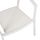 Karrige alumini Miri 56×60×81.5 cm (HM5891.02), bardhë/ bezhë