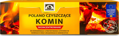 Polan pastrues për oxhak Hansa Tar Removal, 1.1kg, për soba me dru, aromë portokalli