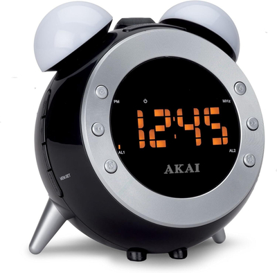 Radio alarm Akai AR280P, ekran digjital, FM, e zezë