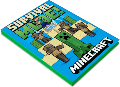 Fletore me orë LCD Minecraft Kids Euroswan MIN4331, A5, 160 faqe, shumëngjyrëshe