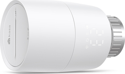 Termostat radiatori inteligjent TP-Link Kasa KE100, WiFi, kompatibil me Alexa dhe Google Assistant, i bardhë
