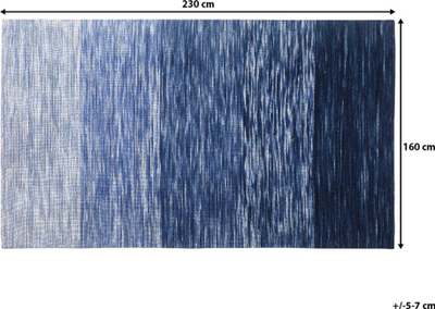 Tapet KAPAKLI, 160 x 230 cm, lesh me poliester, blu