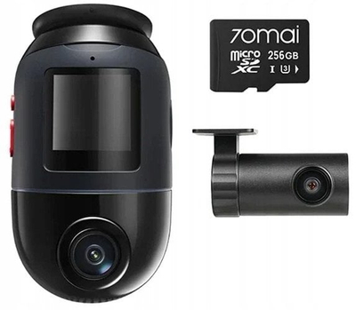 Kamerë DVR për makinë 70mai X800 4K Dual Set, 256GB, 146°, e zezë