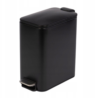 Kosh mbeturinash AWTools Narrow BALVO, 5L, me pedale, i zi
