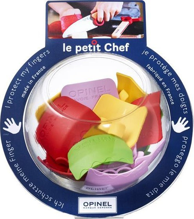 Mbrojtëse gishtash Opinel Le Petit Chef, plastike, për kuzhinë, e kuqe