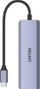 Hub USB C Unitek UHUB Q4, 4 me 1, USB 3.2 Gen 1, gri