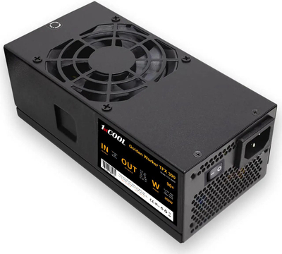 Furnizues energjie për PC 1stCOOL GOLDEN WORKER TFX 300, 300W, 88% efikasitet, gri