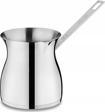Tigan qumështi Korkmaz Terra, çelik inox 18/10, 1.05Qt, argjend