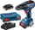 Vidues Bosch GSR 18V-50 06019H5000, 18 V, 2 bateri 2 Ah, i kaltër