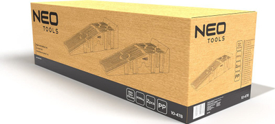Рампа за машина Neo Tools 10-478, сет 2 парчиња, капацитет 3000kg, композит
