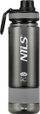 Shishe sportive pa BPA, 700 ml, tritan, me gryke që s’pikon, transparente