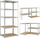 Raf metalik Funfit 180x100x60 cm, 5 kate MDF, 1000 kg, i zi