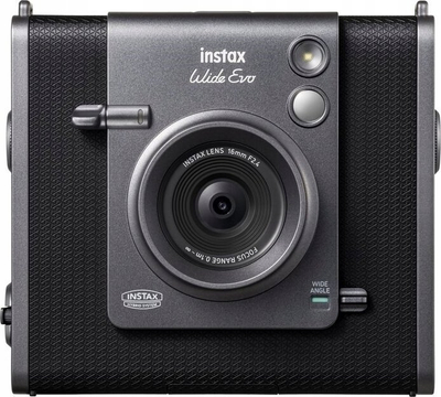 Kamerë instant hibride Fujifilm Instax Wide Evo, 16MP, ekran 3.5", e zezë