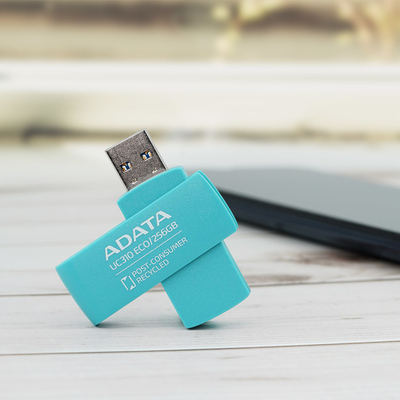 USB мемориско стикче ADATA UC310 ECO, 256GB, USB 3.2, зелено