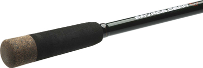 Shkop peshkimi Savage Gear XLNT3, Toray Carbon, me çantë, ngjyrë e zezë