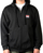 Bluzë me kapuç Ben Davis Hooded Zip Up, për meshkuj, me zinxhir të plotë, e zezë