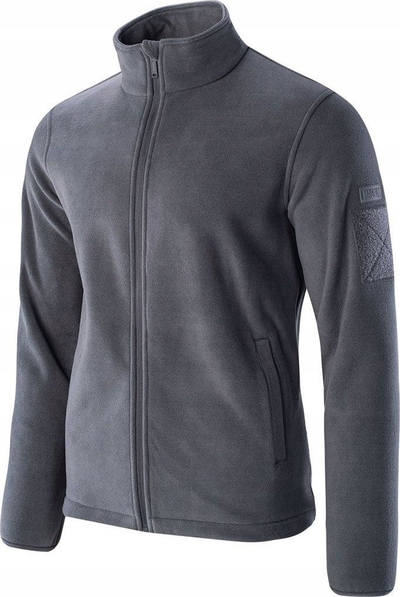 Bluzë Magnum Essential Fleece Sweatshirt M, poliester, me zinxhir, gri