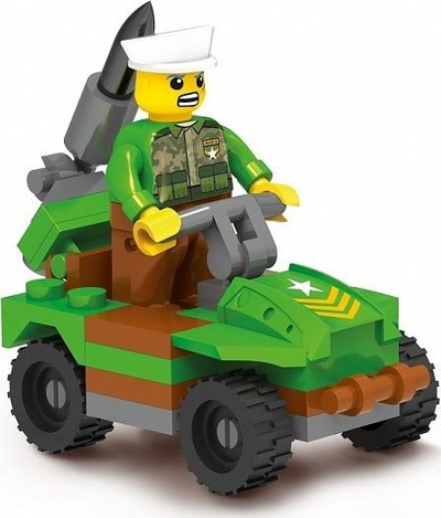 Set ndërtime Blocki MyArmy Military Base KB0912, 251 copa, mbi 6 vjeç, me ngjyra