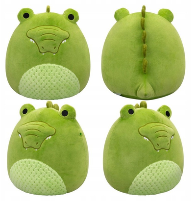 Lodër pelushi Squishmallows Mopes aligatori, 30 cm, jeshile