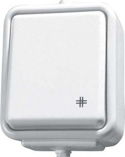 Ndërprerës kryq Schneider Electric Cedar WNT-700C, i bardhë