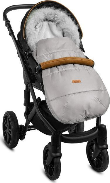 Qese dimërore për bebe Orso Beige, fleece i butë, e papërshkueshme nga uji, bezhë