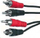 Kabllo audio 2x Cinch - 2x Cinch, 10 m, e zezë