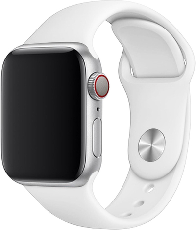 Rrip ore Eternico Essential për Apple Watch, 38mm 40mm 41mm, silikon, Cloud White, madhësi S M
