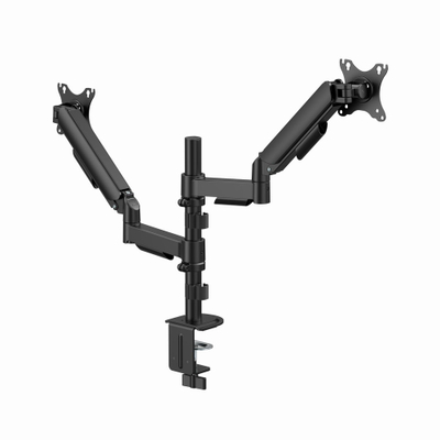 Држач за маса за монитори Gembird MA-DA2P-02, за два монитори 17-32", носивост 9 kg, црн