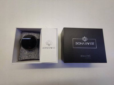 Ora e zgjuar X-WATCH SIONA COLOUR FIT 54060, ekran TFT me ngjyra, Bluetooth për Android dhe iOS, e zezë