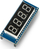 Modul ekran 4 shifror për Raspberry Pi Pico, 8 segmente, SPI kompatibil