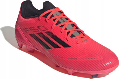 Kopa futbolli Adidas F50 League FG MG IE0602, për fushë natyrale dhe sintetike, rozë