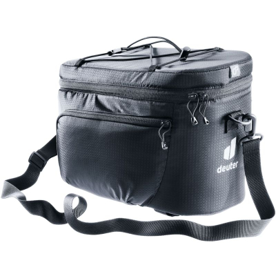 Çantë bagazhi për biçikletë Deuter Rack Bag 10, 10L, me mbulesë shiu, e zezë